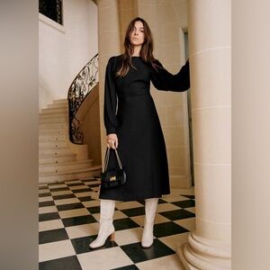 Sezane Daria Dress! Sold out online! Worn once! Size 38!